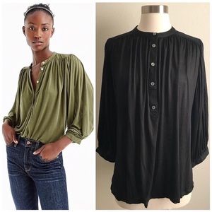 J Crew Drapey Popover Shirt